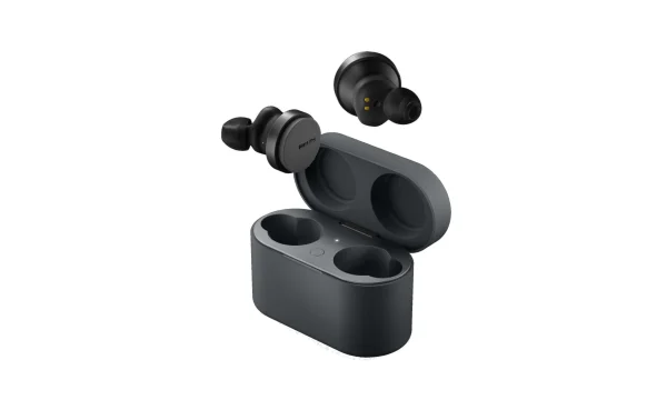 Budget ⭐ Philips Écouteurs True Wireless In-Ear TAT8506 Noir – On-Ear ⋅ Over-Ear Bluetooth Ou Fil 🛒 Pas Cher Magasin Soldes 1