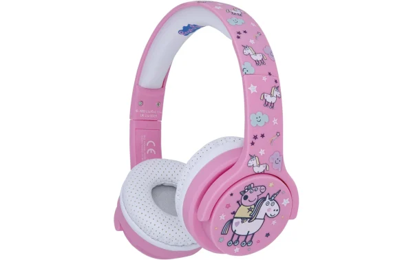 mode Offres 👏 OTL Casques Extra-auriculaires Peppa Pig Unicorn Rose – On-Ear ⋅ Over-Ear Bluetooth Ou Fil 🥰 3