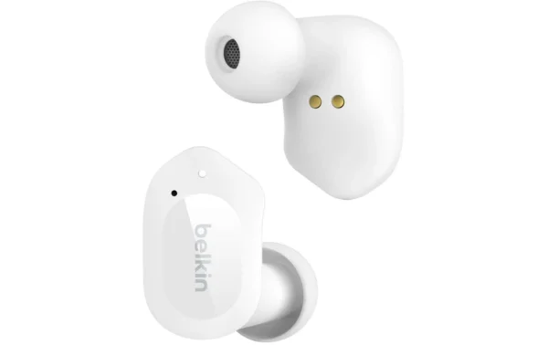 Paris Remise 🌟 BELKIN Écouteurs True Wireless In-Ear Soundform Play Blanc – On-Ear ⋅ Over-Ear Bluetooth Ou Fil 🎉 3