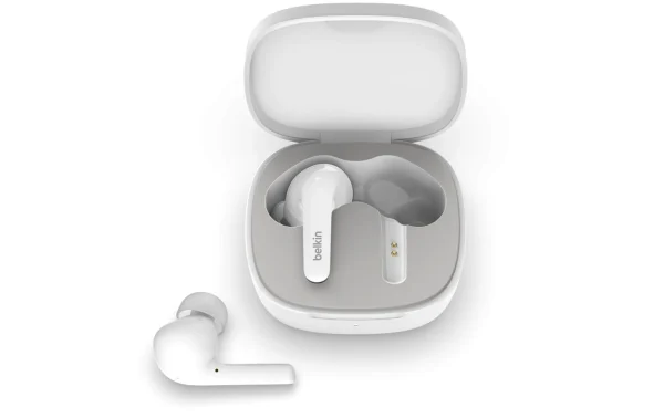 pas cher Top 10 ✔️ BELKIN Écouteurs Intra-auriculaires SoundForm Flow Blanc – On-Ear ⋅ Over-Ear Bluetooth Ou Fil 💯 1