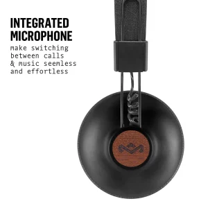 Budget 😍 House Of Marley Casques Supra-auriculaires Wireless PV 2.0 BT Noir – On-Ear ⋅ Over-Ear Bluetooth Ou Fil 😉 ultratendance 9