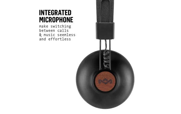 Budget 😍 House Of Marley Casques Supra-auriculaires Wireless PV 2.0 BT Noir – On-Ear ⋅ Over-Ear Bluetooth Ou Fil 😉 ultratendance 4