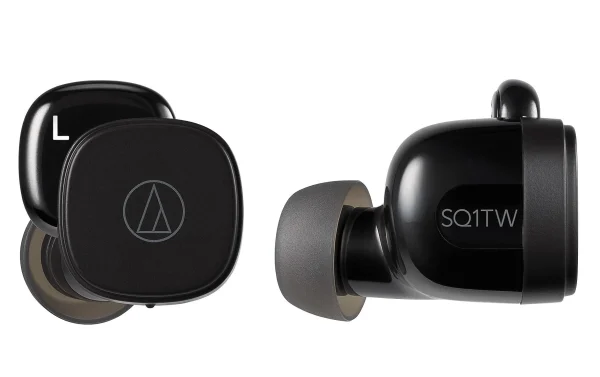 Tout neuf 🌟 Audio-Technica Écouteurs True Wireless In-Ear ATH-SQ1TW Noir – On-Ear ⋅ Over-Ear Bluetooth Ou Fil ✨ REMISE allant 1