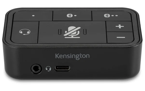 Meilleur prix ✔️ KENSINGTON Commutateur Audio 3-en-1 Pro Noir – Accessoires écouteurs ❤️ excellente qualité 3