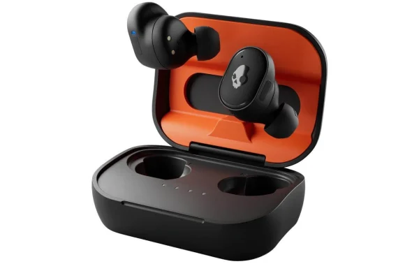 Promo 🧨 Skullcandy Écouteurs True Wireless In-Ear Grind Fuel – Orange/Noir – On-Ear ⋅ Over-Ear Bluetooth Ou Fil 😀 mode 1