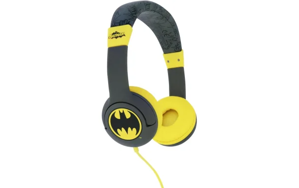 achat pas cher Meilleur prix 😍 OTL Casques Extra-auriculaires Batman Caped Crusader Kids Gris – On-Ear ⋅ Over-Ear Bluetooth Ou Fil 😀 1