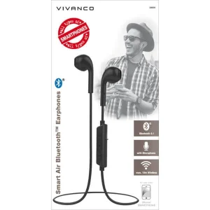 mode Meilleure affaire 🔔 Vivanco Smart Air 3 Dark Grey – Écouteurs Intra-auriculaires 🎁 6