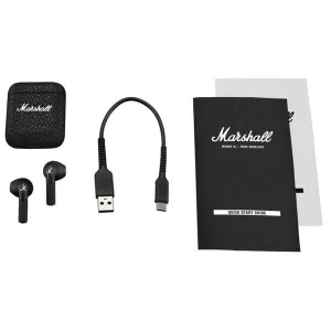 Remise 🌟 Marshall Minor III TW Black – In-Ear, Bluetooth, – Écouteurs Intra-auriculaires 🎉 livraison la plus rapide 9