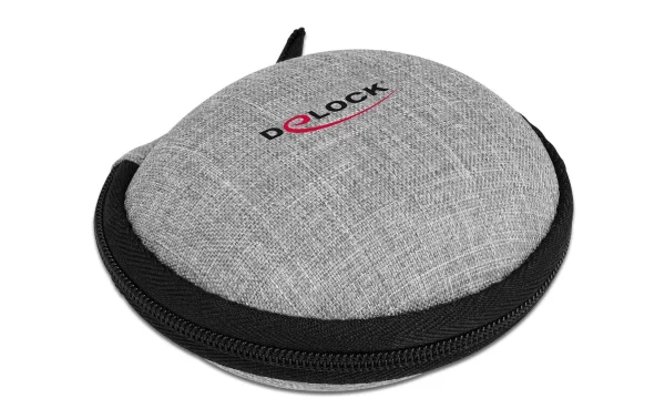 Promo 👏 DeLock Mallette De Transport Étui De Protection Pour écouteurs Intra-auriculaires Noir – Accessoires écouteurs 💯 REMISE 1