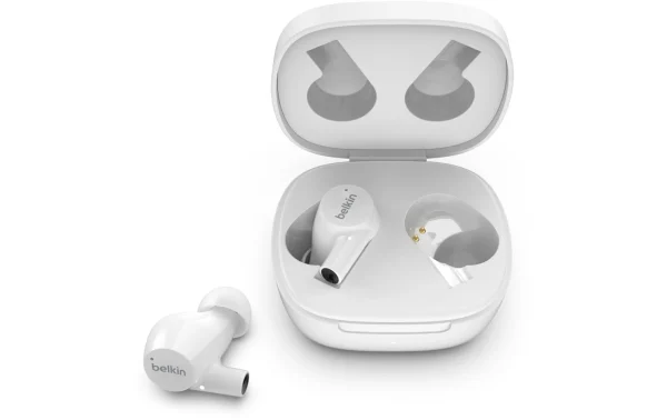 Grosses soldes 💯 BELKIN Écouteurs True Wireless In-Ear Soundform Rise Blanc – On-Ear ⋅ Over-Ear Bluetooth Ou Fil 🤩 Paiement sécurisé 1