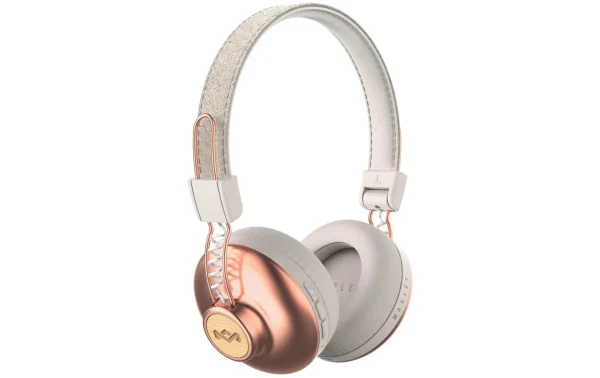 Sortie 😉 House Of Marley Casques Supra-auriculaires Wireless Positive Vibration 2.0 BT Bronze – On-Ear ⋅ Over-Ear Bluetooth Ou Fil 🎁 acheter en ligne 1