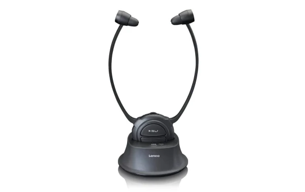 ultratendance De gros 😀 Lenco Casques TV HPW-400 Noir – On-Ear ⋅ Over-Ear Bluetooth Ou Fil ⭐ 1