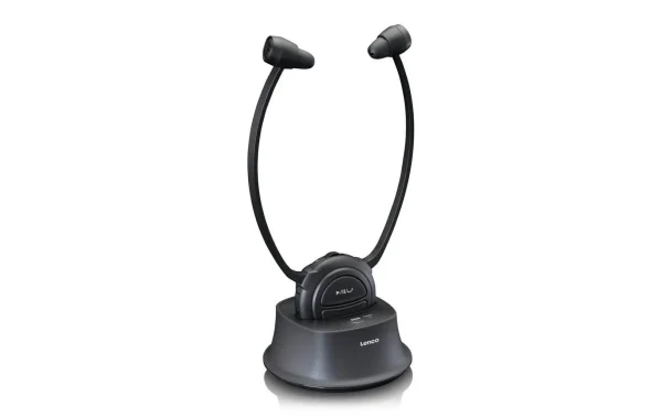 ultratendance De gros 😀 Lenco Casques TV HPW-400 Noir – On-Ear ⋅ Over-Ear Bluetooth Ou Fil ⭐ 4